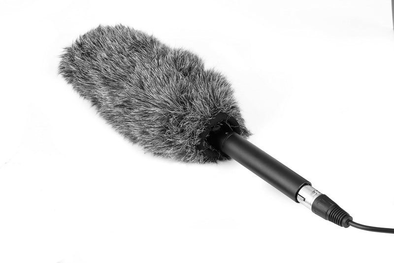 [AUSTRALIA] - Movo WS-S1000 Furry Outdoor Deadcat Windscreen for Shotgun Microphones up to 7-inch (18cm) Long - Fits Rode VideoMic, NTG-2, Sennheiser ME66, Audio-Technica AT-897 and More 