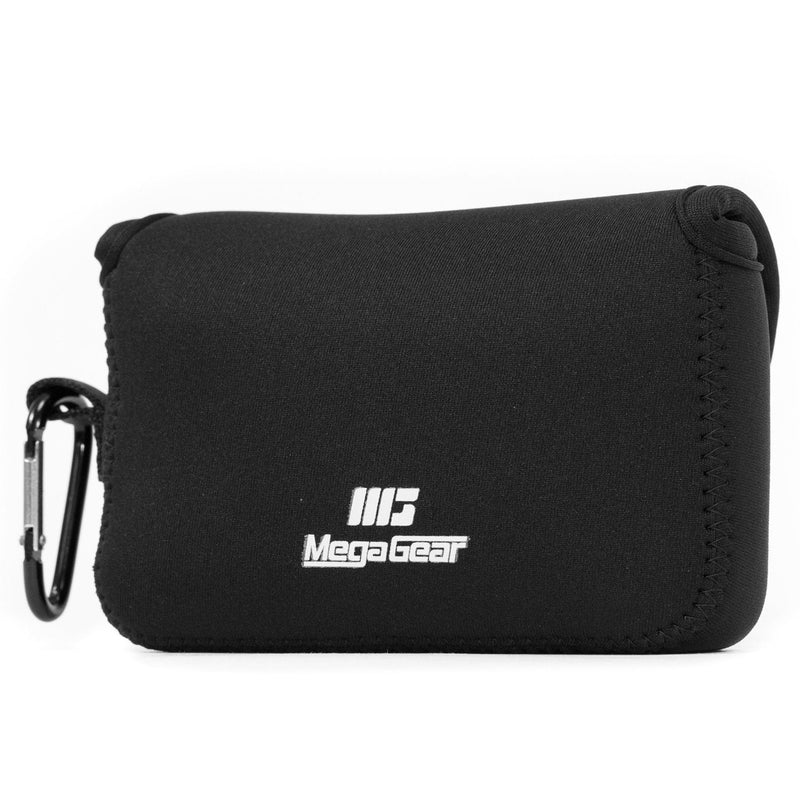 MegaGear Fujifilm X100F, X100T, X100S Ultra Light Neoprene Camera Case, with Carabiner - Black - MG1094