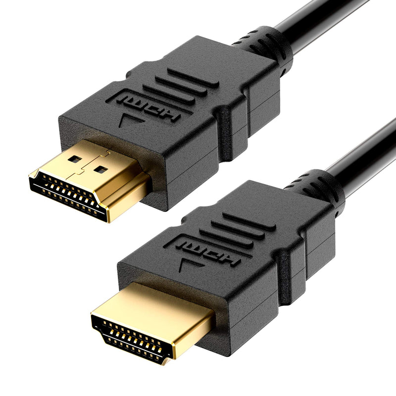 4K HDMI Cable 10ft - Maya Ultra HD High Speed 18Gbps HDMI 2.0 Cord - HDR10 4:4:4 HDCP 2.2 & 2.3 Compatible with Xbox PS4 PS5 Apple TV 4K Roku Fire TV Switch Vizio Sony LG Samsung - Black 1 Pack Black - 1 Pack