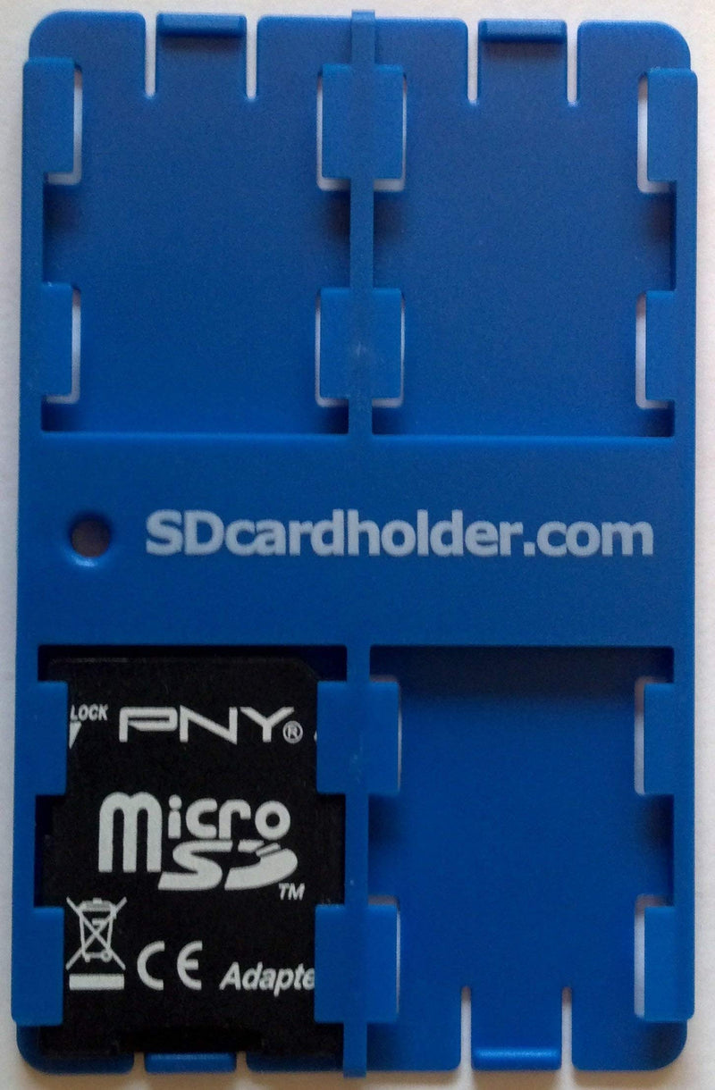 SD Card Organizer Credit Card Size Secure Digital Memory Card Case (Yellow)!