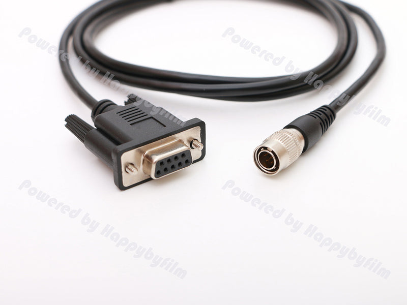 DB9 COM Data Cable 5ft Male 6pin Hirose for Trimble Total Stations