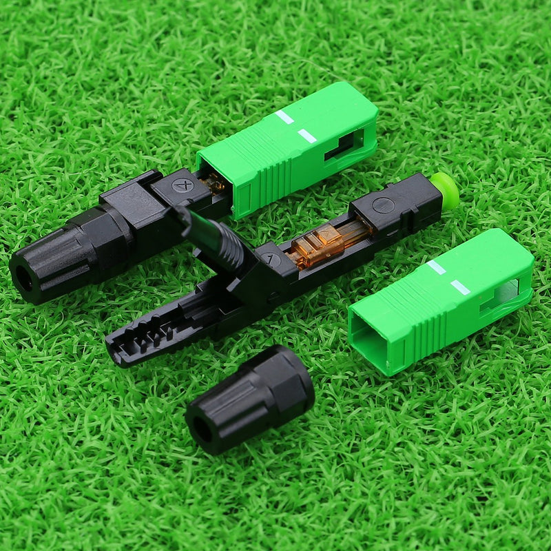 [AUSTRALIA] - SC APC Fiber Optic Fast Terminators Cold Connector for CATV 100pcs 