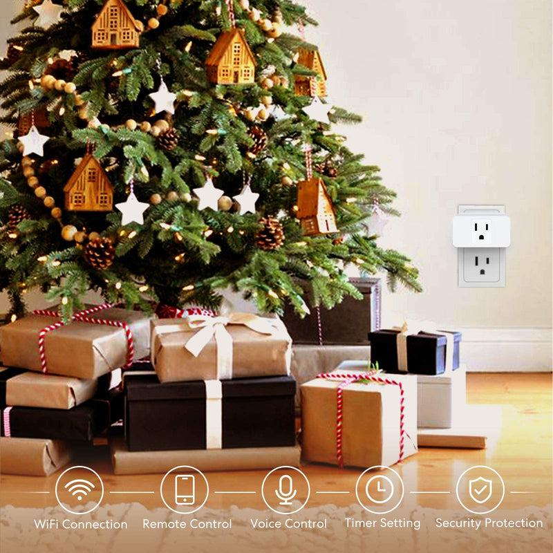 [AUSTRALIA] - Meross Smart Plug Mini, 15A & Reliable Wi-Fi, Support Apple HomeKit, Siri, Alexa, Echo, Google Assistant and Nest Hub, App Control, Timer, No Hub Needed, 2.4G WiFi Only, 2 Pack 