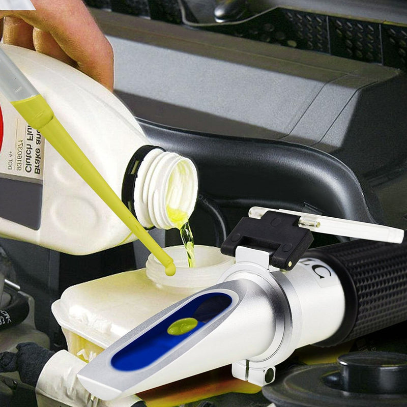 3-in-1 Antifreeze Tester in Fahrenheit Scale for Checking Freezing Point and Concentration of Ethylene Glycol or Propylene Glycol Based Automobile Antifreeze Coolant, Also for Battery Acid Condition