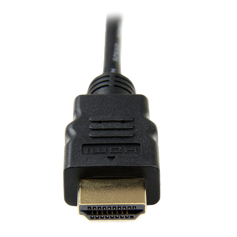 [AUSTRALIA] - StarTech.com 3m High Speed HDMI Cable with Ethernet - HDMI to HDMI Micro - M/M - 3 Meter HDMI (A) to HDMI Micro (D) Cable (HDADMM3M), Black 10 ft / 3m HDMI to Micro HDMI 
