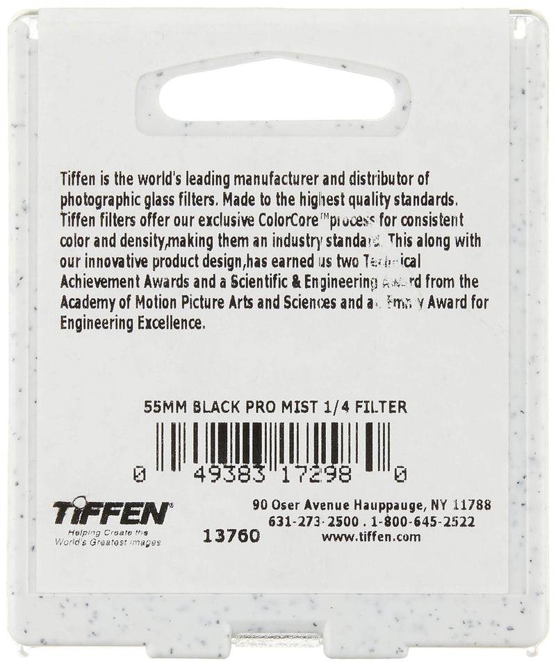 Tiffen 55BPM14 55mm Black Pro-Mist 1/4 Diffusion Camera Filter