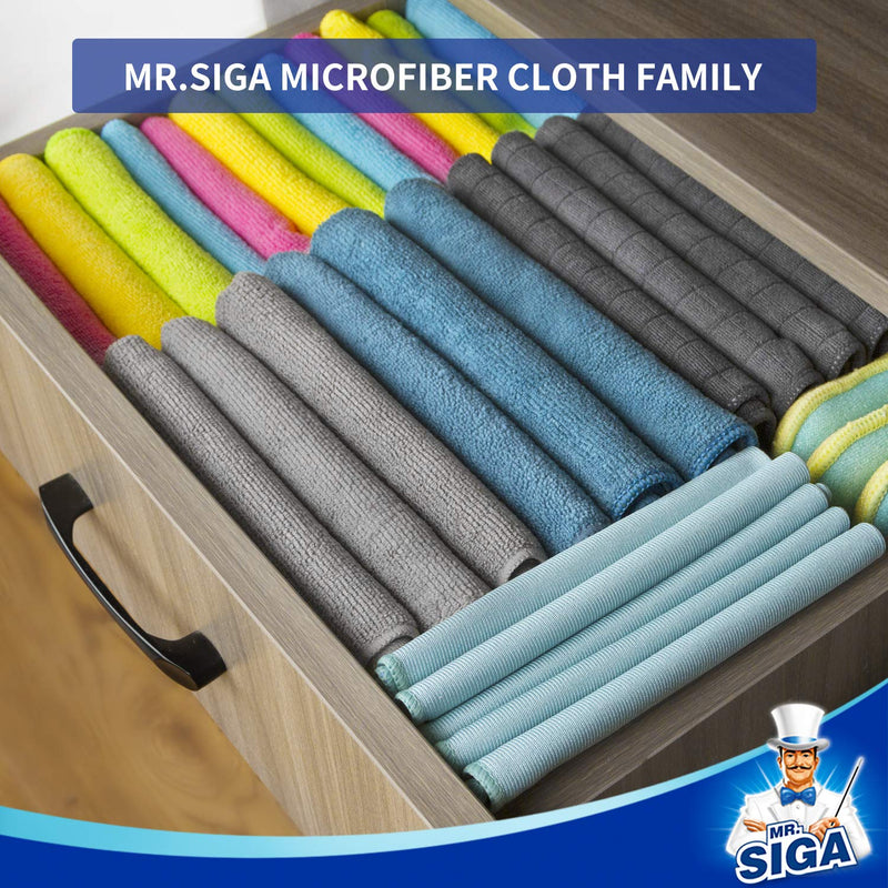 [AUSTRALIA] - MR.SIGA Microfiber Cleaning Cloth, Pack of 6, Size: 13.8" x 15.7" 