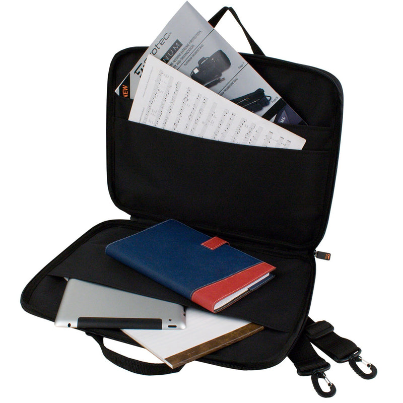 Protec Slim Portfolio Bag, Black (P5) Standard Bag (10.5 x 15” Papers)