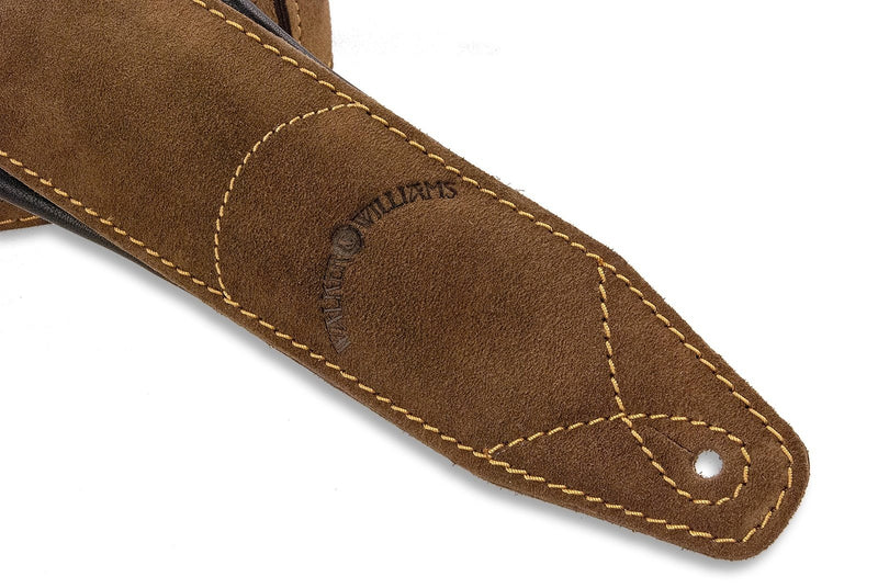 Walker & Williams C-22 Natural Suede Boot Leather Strap with Double Padding