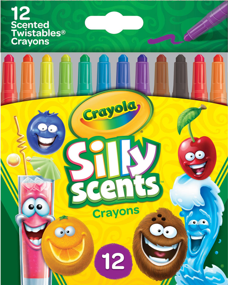 Crayola Silly Scents Twistables Crayons, Sweet Scented Crayons, 12 Count, Gift 15.49 x 12.44 x 1.27 cm