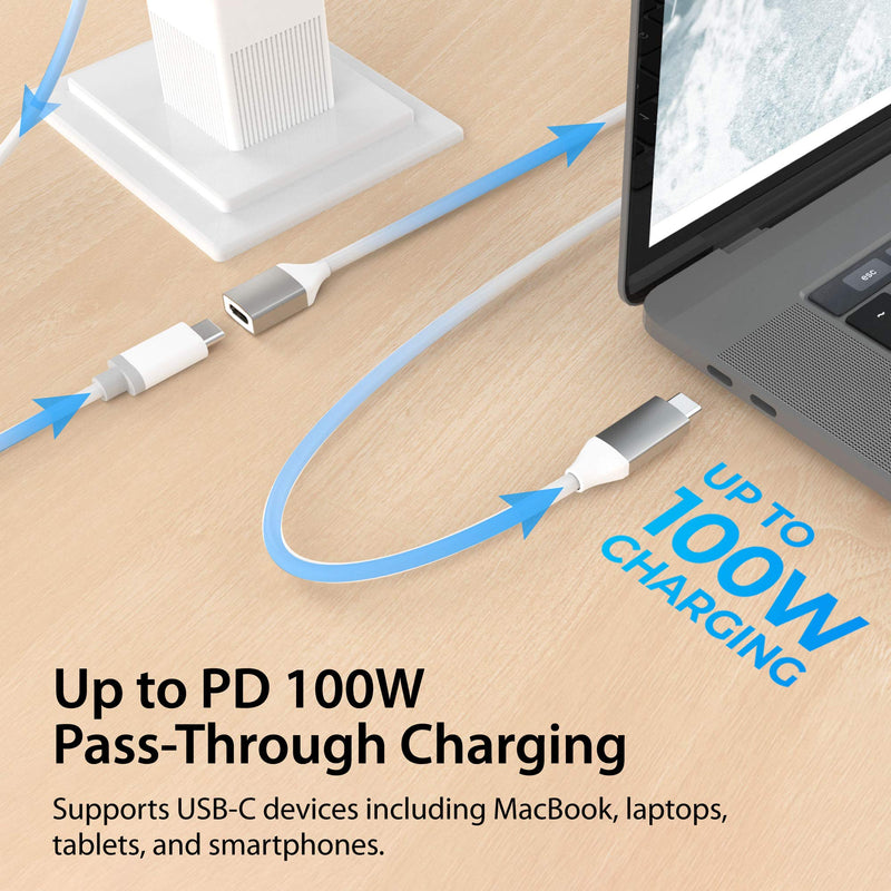 j5create USB Type C to 4K@60Hz HDMI 6ft Charging Cable with PD 100W, Compatible with Thunderbolt 3/4, MacBook Pro/Air, iPad Pro, iPad Air 4, ChromeBook and More (JCC155G)