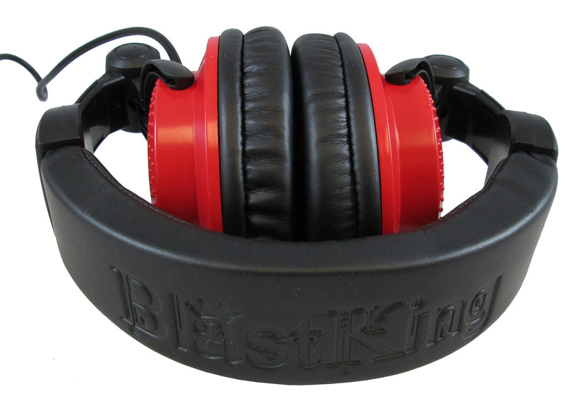 Blast King HP200PRO RD Professional DJ Headphones