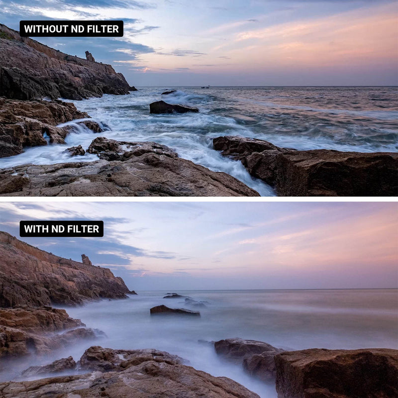 [AUSTRALIA] - JJC 49mm Variable Neutral Density Filter ND2 to ND400, Slim Fader ND Filter for Canon EOS M6, M6 Mark II, M5, M50, M50 Mark II, M200 with Canon EF-M 15-45mm f/3.5-6.3 Lens & More with 49mm Thread 