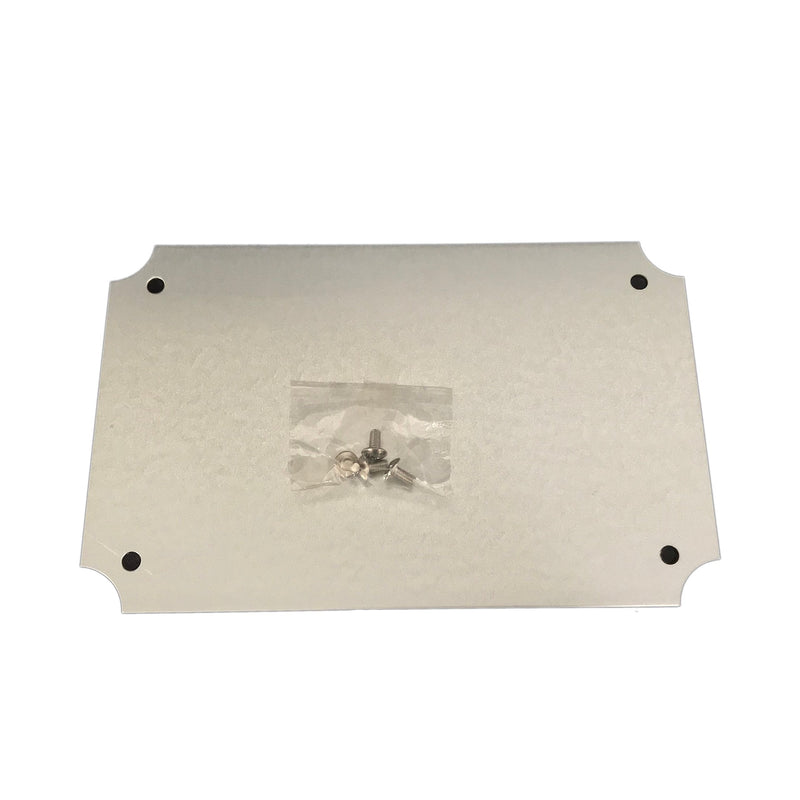 [AUSTRALIA] - BUD Industries NBX-32916 Heavy Duty Electric Panel 10.51" L x 6.69" W x 0.06" H, Natural 