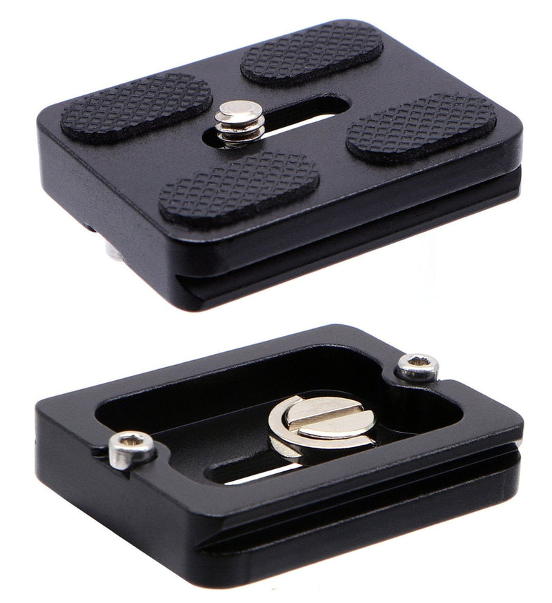 HITHUT 50mm Universal Screw Knob Quick Release Clamp with 50mm Quick Release Plate Set Compatible with Arca-Swiss Standard Tripod Monopod Ball Head