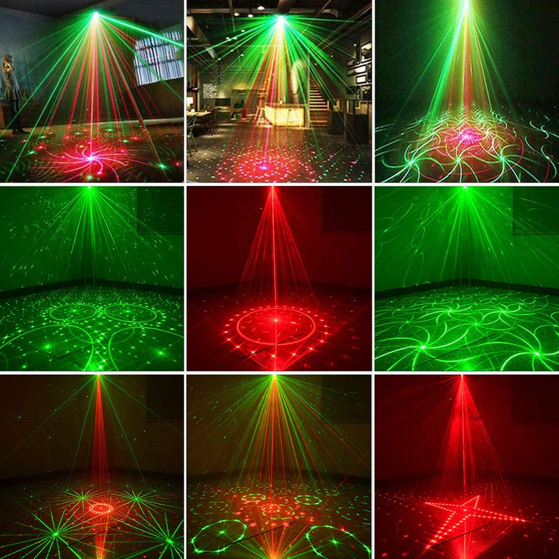 Dj Disco Lights, USB Party Stage Lights, 240 LED Patterns Sound Activated and Strobe Effects with Remote Control for kids Birthday, Family Gathering, Karaoke, Christmas, Wedding