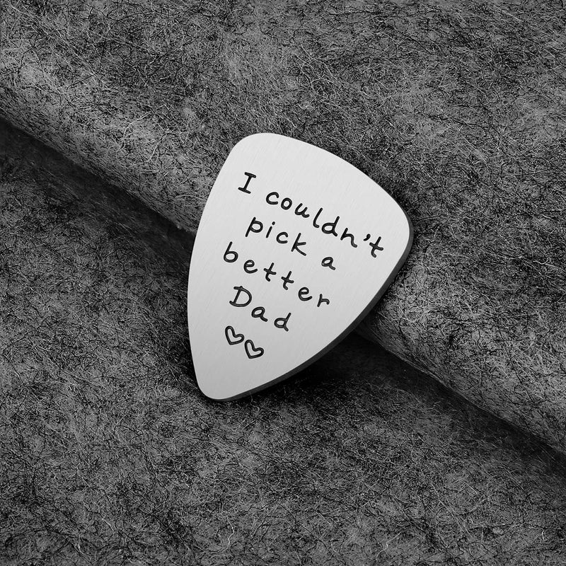 Father’s Day Gifts for Dad - I Couldn’t Pick a Better Dad Guitar Pick, Dad Gifts from Daughter Son