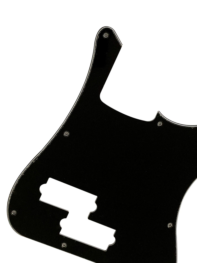 Custom For Fender US Standard Precision Bass Style Electric Guitar Pickguard (3 Ply Black) 3 Ply Black