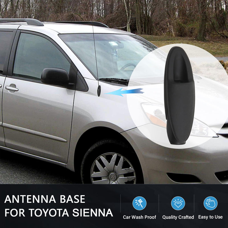 Anina Antenna Base Bezel for Toyota Sienna 2004-2010 Car Radio Antenna Ornament Antenna Mount Antenna Mount Antenna Grommet Topper 86392-AE010