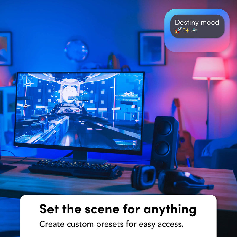 LIFX Color A19 800 lumens, Billions of Colors and Whites, Wi-Fi Smart LED Light Bulb, No bridge required, Works with Alexa, Hey Google, HomeKit and Siri. 1 Pack Multi