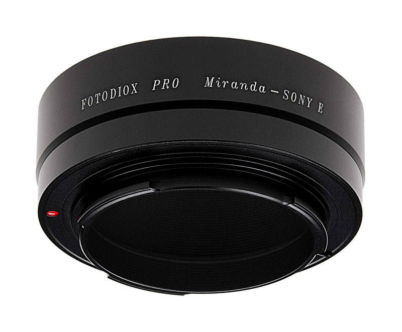 Fotodiox Pro Lens Mount Adapter, for Miranda Lens to Sony NEX E-Mount Mirrorless Cameras