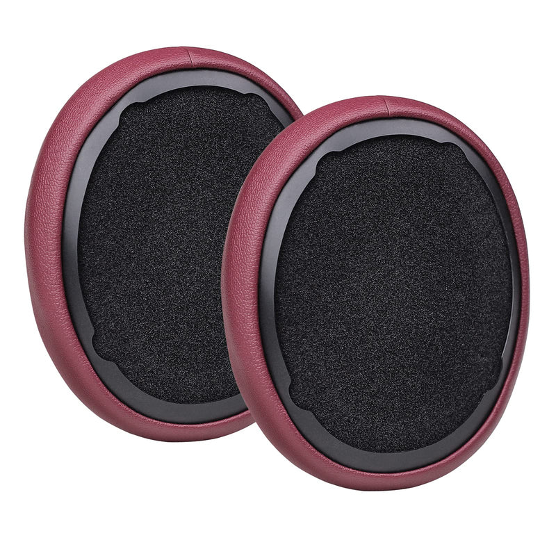 [AUSTRALIA] - MOLGRIA Ear Pads Cushion, Replacement Protein Leather Earpads for Skullcandy Crusher Wireless Crusher Evo ANC HESH 3.0 Over-Ear Headphones(Deep Red) Deep Red 