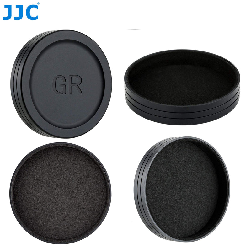 JJC LC-GR3 Metal Lens Cap for Ricoh GR III and GR II Camera, Ricoh GR III Lens Cap, Ricoh GR II Lens Cap, Made of Premium Aluminium Alloy