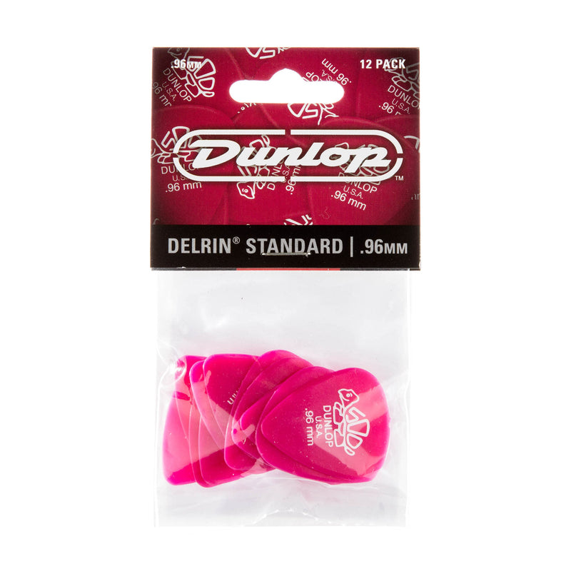 Jim Dunlop 41P.96 Delrin 500 Stadard .96 Gauge Player Pack (Pack of 12) .96mm Player Pack 12 picks