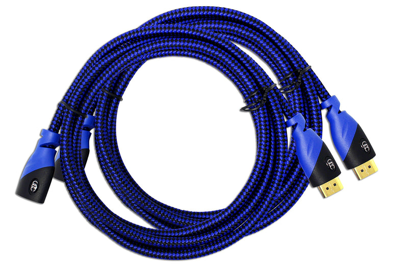 HDMI Extension cable 10 Feet - 2 Pack, High-Speed Male To Female 4k HDMI Extender - 10ft