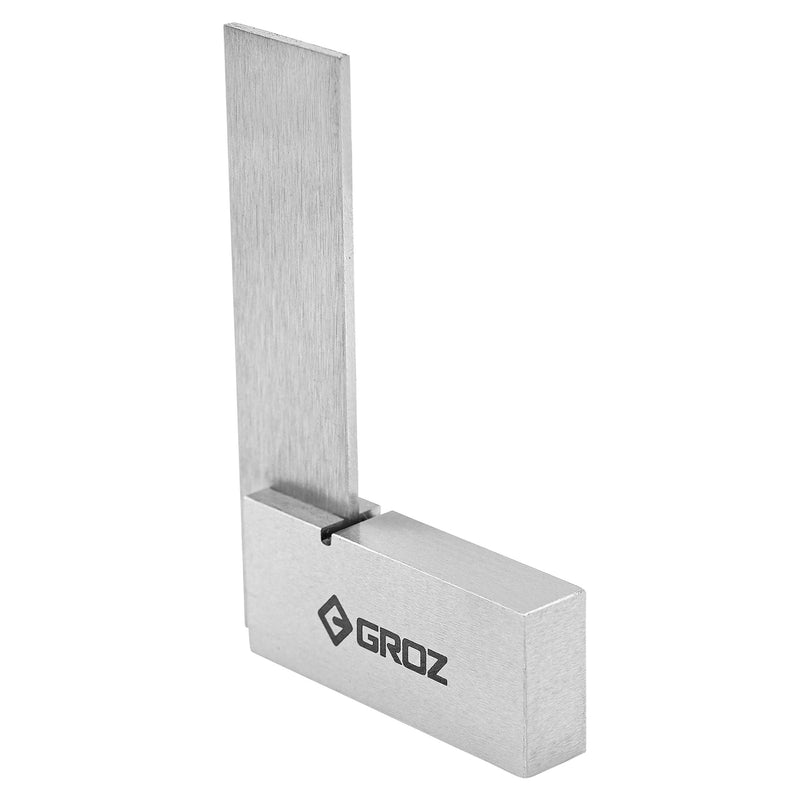 Groz 2-inch Steel Square | General Purpose | 48 Microns Squareness (01100) 2 inch