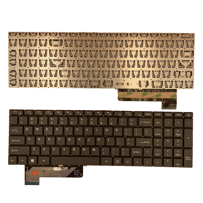 Siakoocty Laptop Replacement US Layout Keyboard for Gateway 15 GWTN156-1 GWTN156-1BK GWTN156 15.6" GWTN156-4 GWTN156-5 GWTN156-5BL GWTN156-7 GWTN156-9 GWTN156-12 12GR N15CS9 MB3661028 Grey