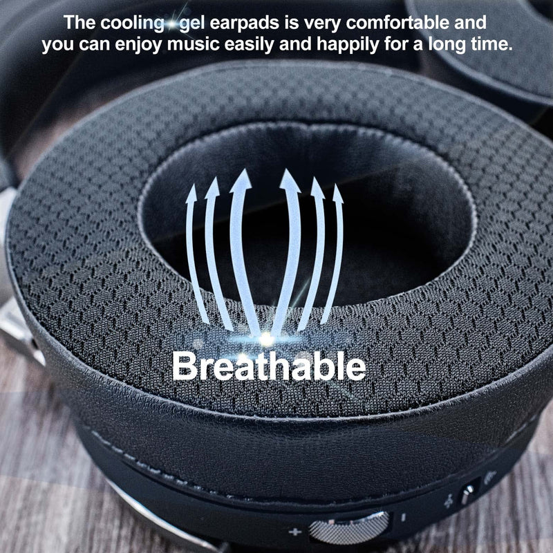 [AUSTRALIA] - Virtuoso XT Ear Pads Replacement for Virtuoso RGB Wireless SE XT Headset, Cooling Gel, More - Softer Memory Foam, Added Thickness, Extra Durability by JESSVIT (Virtuoso XT Cooling Gel Earpads Black) Virtuoso XT Cooling Gel Earpads Black 