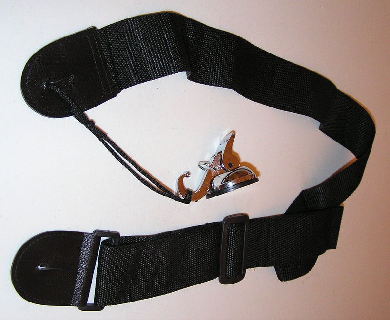 Acoustic Guitar Shoulder Strap with Black Suction Holder