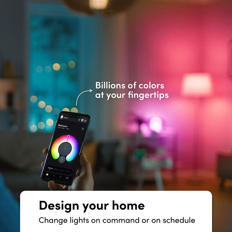 LIFX Color A19 800 lumens, Billions of Colors and Whites, Wi-Fi Smart LED Light Bulb, No bridge required, Works with Alexa, Hey Google, HomeKit and Siri. 1 Pack Multi