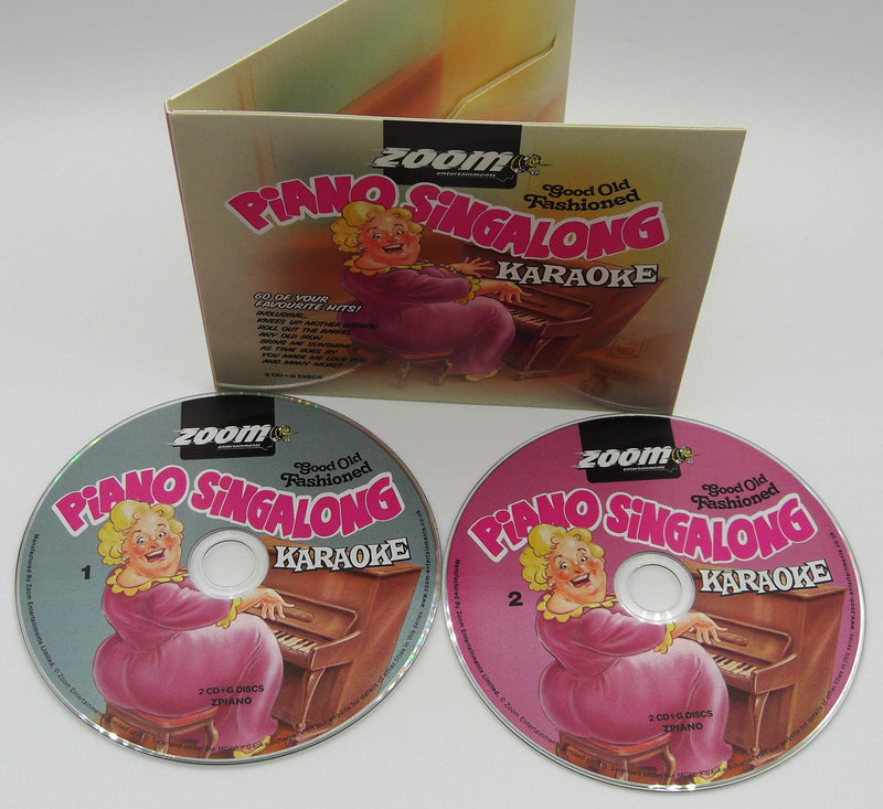 Zoom Karaoke - 60 Piano Singalong Favourites - Double CD+G Set