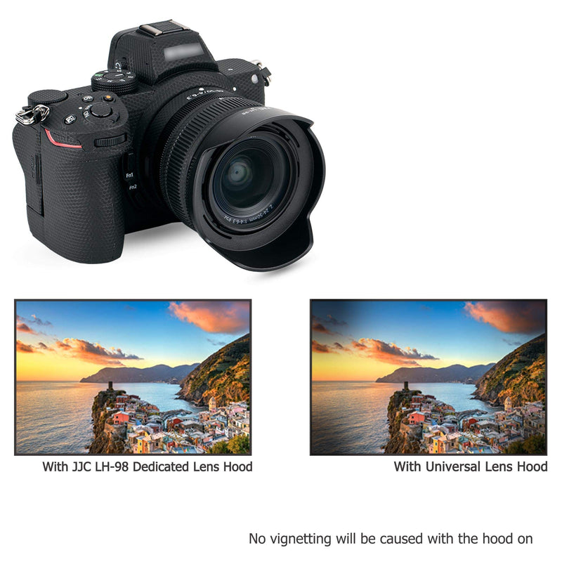 Petal Style Bayonet Lens Hood Shade for Nikon NIKKOR Z 24-50mm f/4-6.3 Lens on Nikon Z5 Z6 Z6 II Z7 Z7 II Replace Nikon HB-98 Replace Nikon HB-98 for 24-50mm Lens