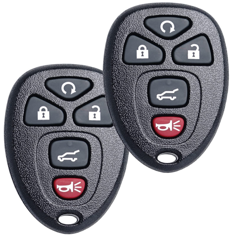 [AUSTRALIA] - Keyless Entry Remote Control Key Fob Replacement Fits for Chevy Traverse 2007-2016 Tahoe Suburban GMC Acadia Yukon XL Denali Buick Enclave Cadillac Escalade ESV EXT Saturn Outlook OUC60270 OUC60221 