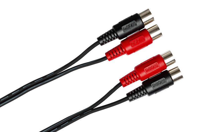 HosaTech MID-202 2m Dual 5 Pin DIN to Same Dual MIDI Cable