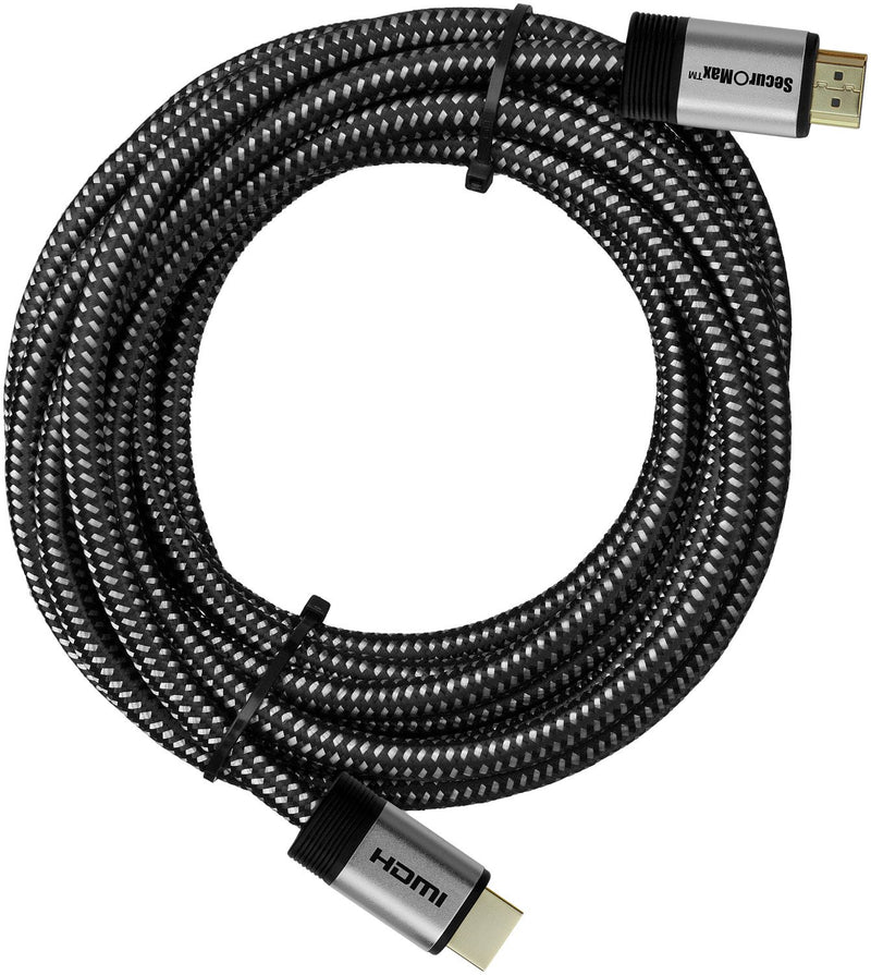 SecurOMax HDMI Cable (4K) with Braided Cord, 25 Feet