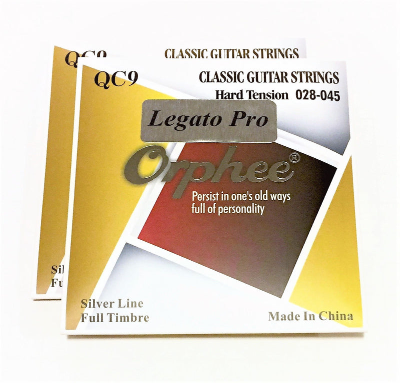Nylon Classical Acoustic Guitar Strings for Beginners to Pro Level Normal Tension (2 Pack) Bundle