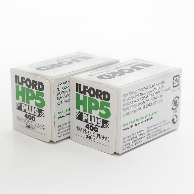 Ilford 1574577 HP5 Plus, Black and White Print Film, 35 mm, ISO 400, 36 Exposures (Pack of 2) 1 PACK