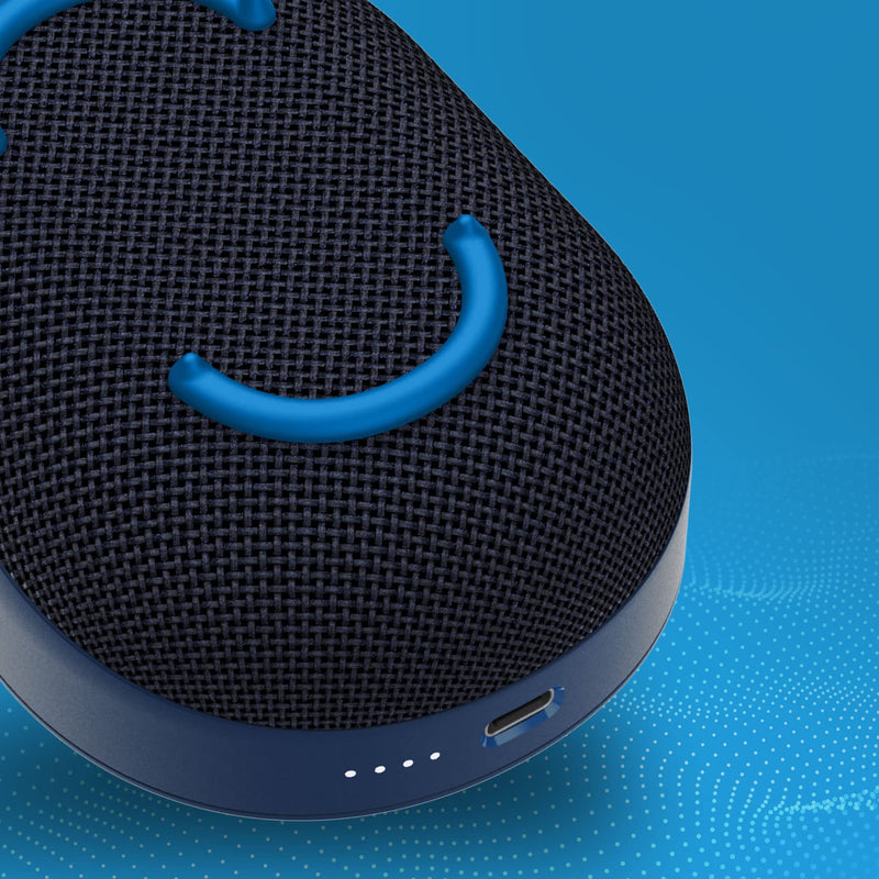 Skullcandy Kilo Wireless Bluetooth Speaker - IPX7 Waterproof Mini Bluetooth Speaker with 24 Hour Battery, Downward Firing Passive Radiator, and True Wireless Pairing - Perfect for Outdoor (Navy) Navy