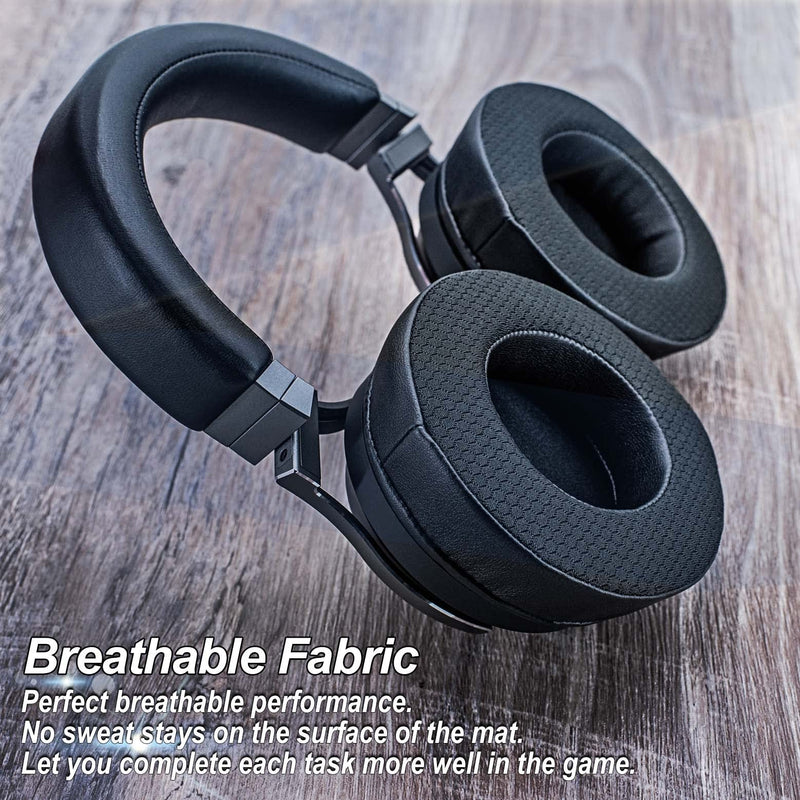 [AUSTRALIA] - Virtuoso XT Ear Pads Replacement for Virtuoso RGB Wireless SE XT Headset, Cooling Gel, More - Softer Memory Foam, Added Thickness, Extra Durability by JESSVIT (Virtuoso XT Cooling Gel Earpads Black) Virtuoso XT Cooling Gel Earpads Black 
