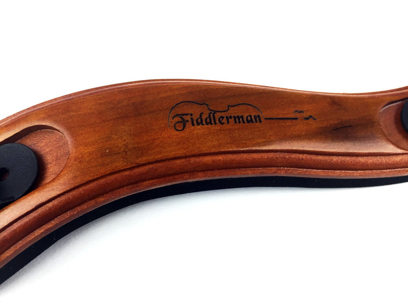 Fiddlerman Wood Violin Shoulder Rest for 4/4 and 3/4 with Collapsible and Height Adjustable Feet