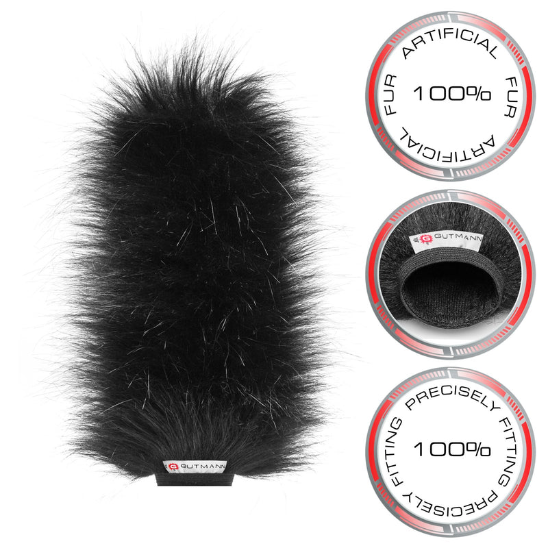 Gutmann Microphone Fur Windscreen Windshield for Panasonic DMW-MS1 / DMW-MS1E | Made in Germany