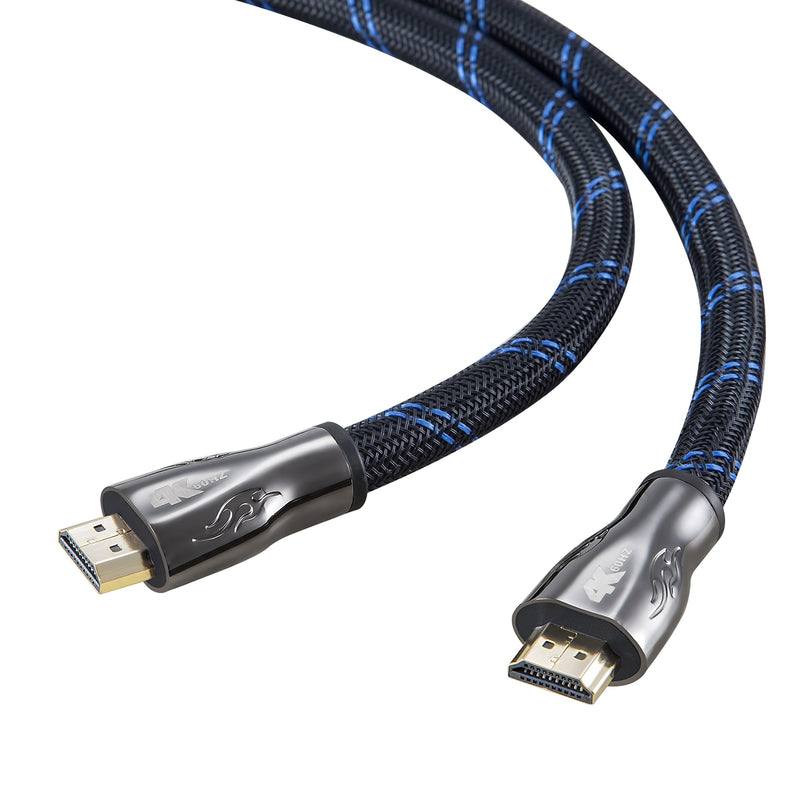 UFO Parts HDMI Cable 3ft/1m BUSUQ HDMI 26AWG with Ethernet, CL3-1.3V-1.4V-2.0V 4K 3D HDMI 3ft Blue