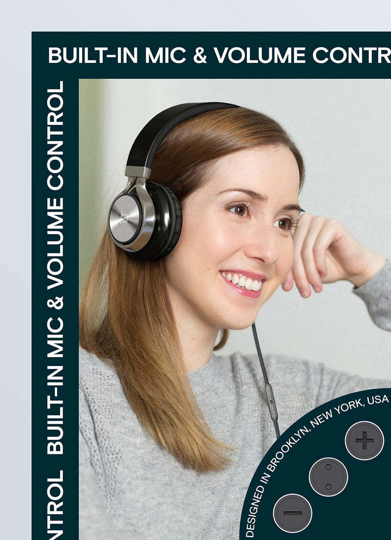 Artix CL750 Foldable Noise Isolating On Ear Headphones & Artix Comfortable Laptop Travel Backpack