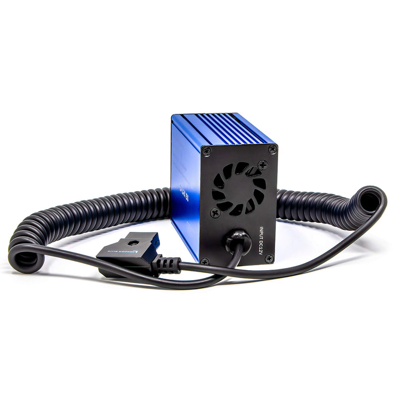 KONDOR BLUE Spark 150 D TAP to AC Power Supply Inverter 150W Mobile Wall Plug Outlet. Compatible with Godox Aperture Quasar T8 Crossfade LED Lights Laptop MacBook + More (P-TAP V Mount Battery) 110V