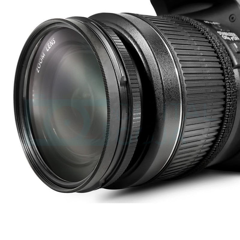 77mm Multi-Coated 3 Piece Filter Kit (UV-CPL-FLD) for Canon EOS R, EOS 6D, EOS 6D Mark II, EOS 5D Mark IV Camera with EF 24-105mm USM Lens