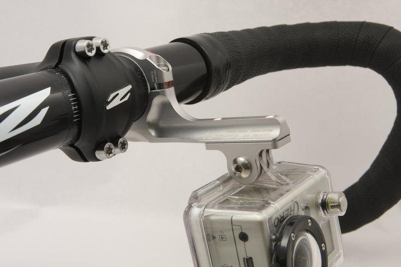 K-EDGE GO BIG Pro Handlebar Mount for GoPro Hero (K13-420 Gun Metal Grey) GunMetal